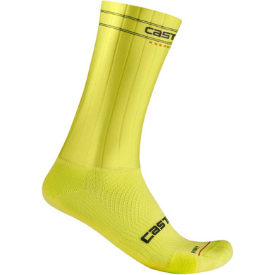 Castelli Fast Feet 3 Socks Electric Lime