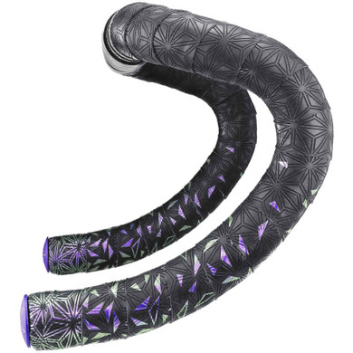 Supacaz Super Sticky Kush Star Fade Purple Refract + Pur Star Plugz