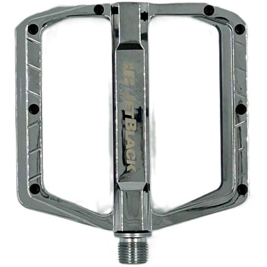JetBlack Featherlite MTB Pedals Chrome