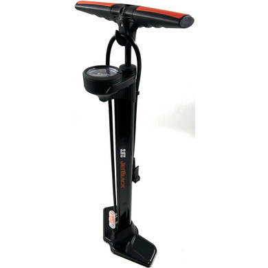 JetBlack Good Fella 2.0 Top Mounted Gauge Steel Floor Pump w/Smart Head