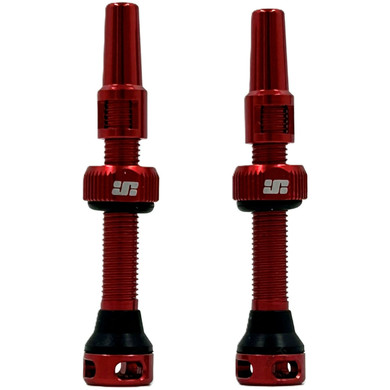 JetBlack JetValve Tubeless Valves 44mm Red