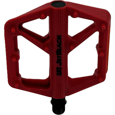 JetBlack Thermoflat Pedals Red