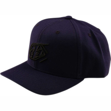 Troy Lee Designs Badge Curved Snapback Hat Indigo