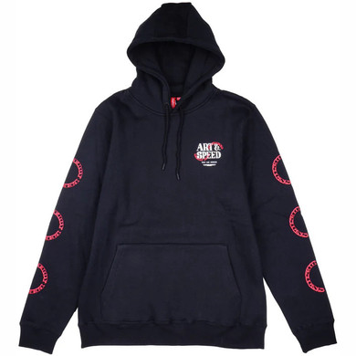 Troy Lee Designs Pink Slips Pullover Hoodie Black