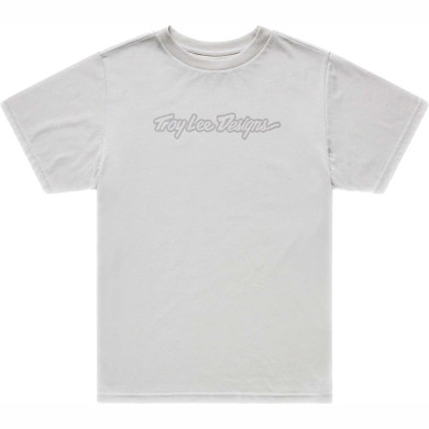 Troy Lee Designs Signature Womens Short Sleeve Tee Pumice