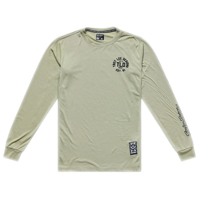 Troy Lee Designs Skyline Long Sleeve Ride Tee Stamps Sage
