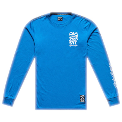 Troy Lee Designs Youth Skyline Long Sleeve Ride Tee One Eye Aero Blue