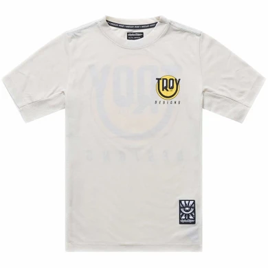 Troy Lee Designs Youth Skyline Short Sleeve Ride Tee Happy Pumice
