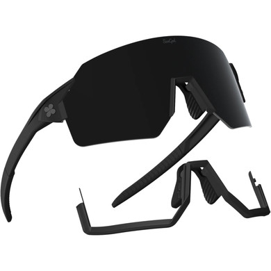 Sungod Airas Matte Black with Smoke Lens