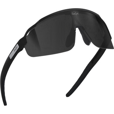 Sungod Forty2s Matte Black with Smoke Lens