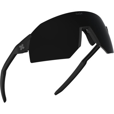 Sungod Ultras Matte Black with Smoke Lens
