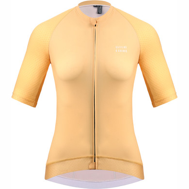Caffeine and Cranks Pinnacle Jersey Rust Womens