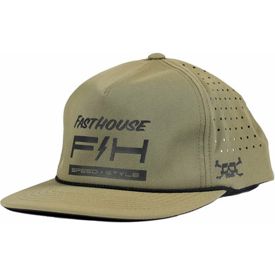 Fasthouse Crown Low Profile Tech Hat Olive