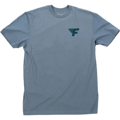 Fasthouse Fast Cycles Short Sleeve Tee Denim