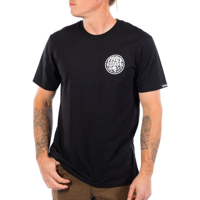 Fasthouse Waxed Short Sleeve Tee Black