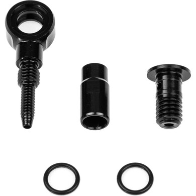 Trickstuff Kevlar Hydraulic Hose Banjo Kit For C41/C42/C21 Maxima/Piccola/Piccola HD Calipers Black