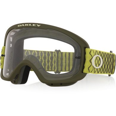 Oakley O Frame Pro 2.0 MTB Goggles Cactus Dark Brush W/ Clear Lens