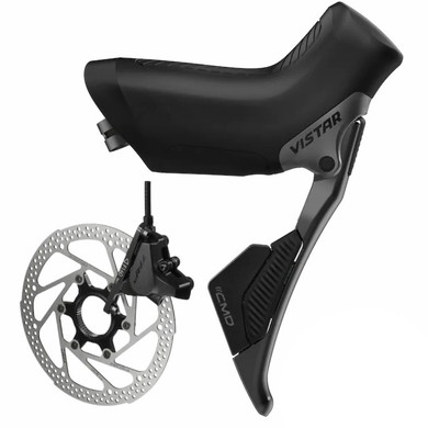 TRP VISTAR Hydraulic Brake/Shifter Set Gunmetal Grey Right