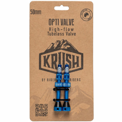 Krush Tubeless Opti Valve 50mm Blue