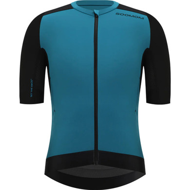 Soomom Escape Trailblock Cycling Jersey Ocean Teal
