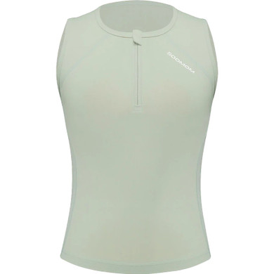 Soomom Womens Sleeveless Base Aero Vest Fogstone Grey