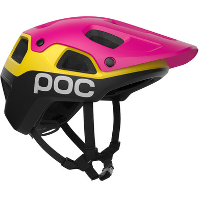 POC Cularis Pure MTB Helmet Rhos Red Matt/Citrine Yellow Matt