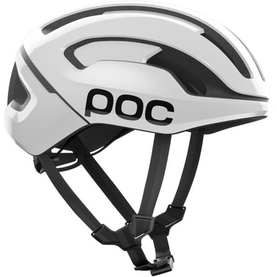 POC Omne Air MIPS Road Helmet Hydrogen White/Uranium Black Matt w/Logo