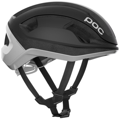 POC Omne Lite Road Helmet Uranium Black Matt/Hydrogen White