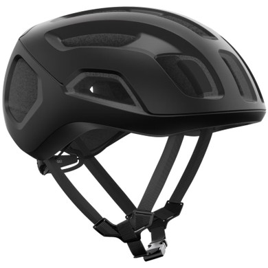 POC Ventral Air Wide Fit MIPS Road Helmet Uranium Black Matt