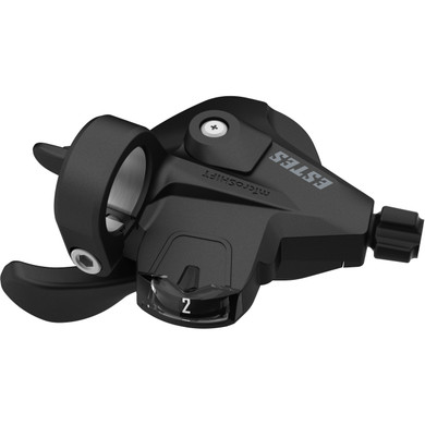 Microshift ESTES TS-200 2x LH Thumb Shifter W/ Gear Indicator