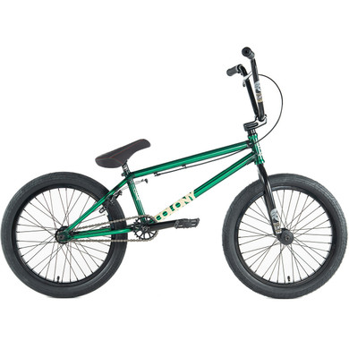 Colony Cadet Elite 20" BMX Bike Clear Moss Green