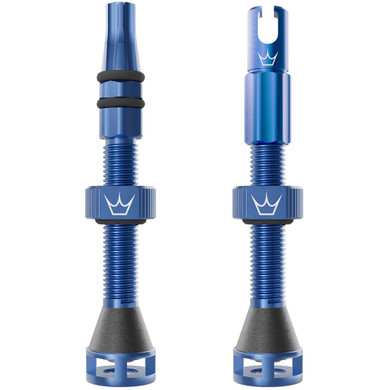 Peaty's Holeshot Fast Flow Tubeless Valves 42mm Navy
