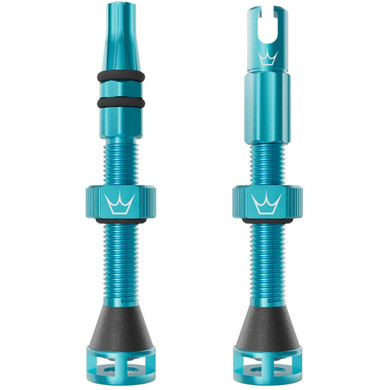 Peaty's Holeshot Fast Flow Tubeless Valves 42mm Turquoise
