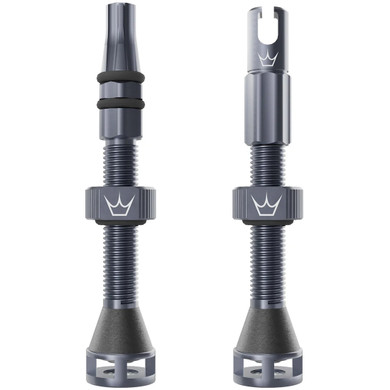 Peaty's Holeshot Fast Flow Tubeless Valves 60mm Slate