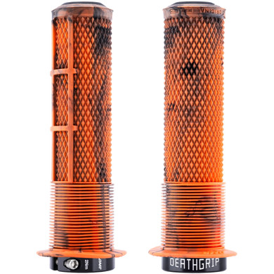 DMR DeathGrip 2 Flanged Thick Soft Orange Marble