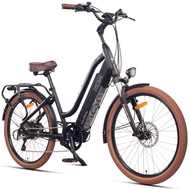 NCM Cru7s Step Thru Cruiser Matte Black One Size