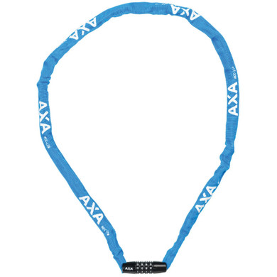 AXA Rigid RCC 120cm x 3.5cm Blue Chain Combo Lock