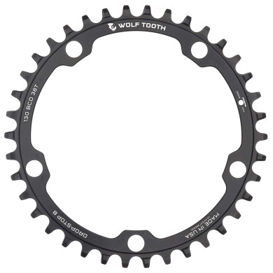 Wolf Tooth 130 BCD 5 Bolt Chainring Drop-Stop B