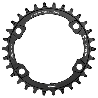 Wolf Tooth 96 BCD 4 Bolt Chainrings For XT M8000 / SLX M7000 Drop-Stop A