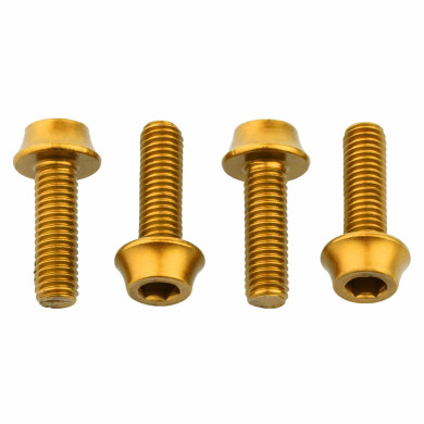 Wolf Tooth Bottle Cage Bolts Gold