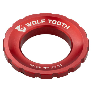 Wolf Tooth Centrelock Rotor Lockring Red
