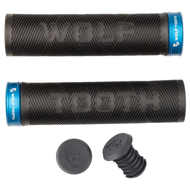 Wolf Tooth Echo Lock-On Grips Black/Blue