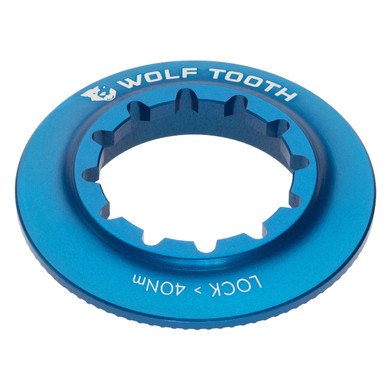 Wolf Tooth Internal Centerlock Rotor Lockring Blue