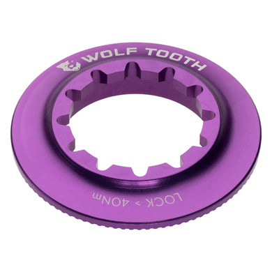 Wolf Tooth Internal Centerlock Rotor Lockring Ultraviolet Purple