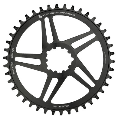 Wolf Tooth SRAM 3-Bolt Direct Mount Chainring For Gravel/Road Drop-Stop B