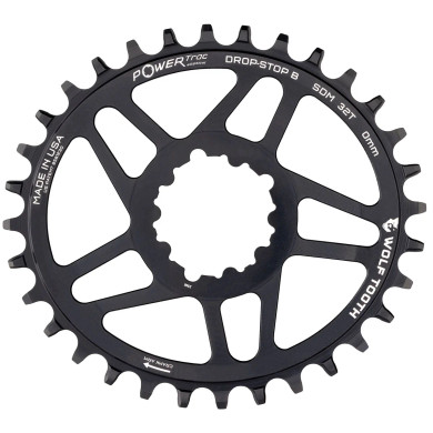 Wolf Tooth SRAM 3-Bolt Direct Mount Oval Boost Chainring Drop-Stop B