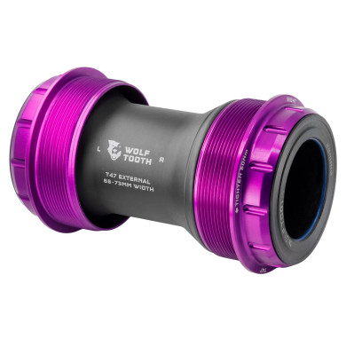 Wolf Tooth T47 External Bottom Bracket Ultraviolet Purple