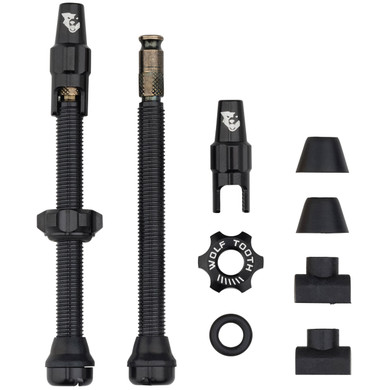 Wolf Tooth Tubeless Valve Kit for Clik Valves 60mm Black