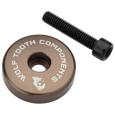 Wolf Tooth Ultralight Stem Cap w/ Integrated 5mm Spacer Espresso
