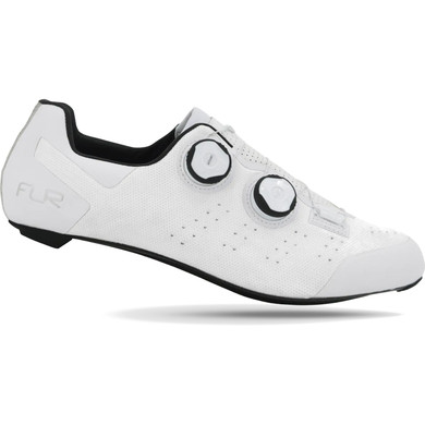 FLR FNT-9 Knit Carbon Road Shoe White